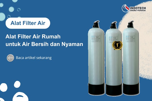 alat filter air rumah modern