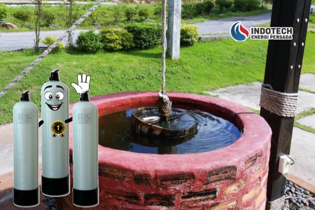 Sistem filter air untuk mengatasi sumur bor keruh saat musim hujan
