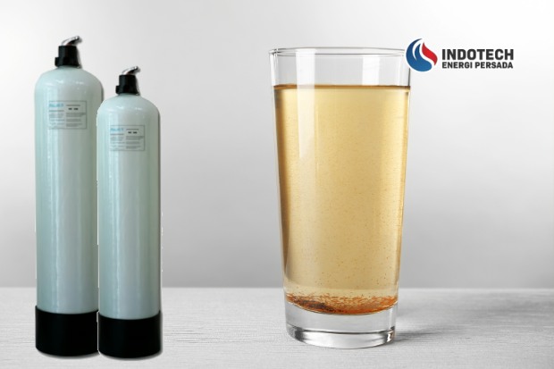 Sistem filter air anti kuning membantu mengurangi endapan dan warna pada air