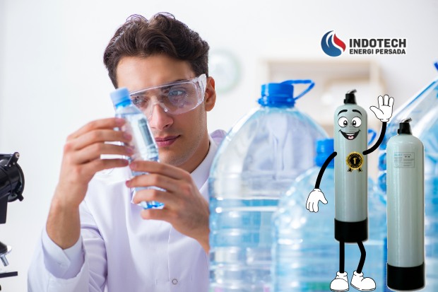 Sistem filter air sehat membantu menghasilkan air bersih untuk keluarga