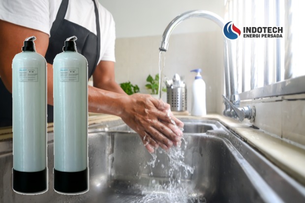 Filter air higienis membantu menjaga kualitas air tetap bersih, jernih, dan nyaman digunakan setiap hari.