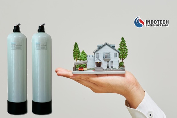Filter air rumah modern membantu menjaga kualitas air tetap bersih dan jernih untuk kebutuhan sehari-hari.